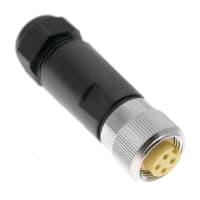 Mencom Cables and Receptacles4 PL FEM FIELD WIRE MIN 8-17MM