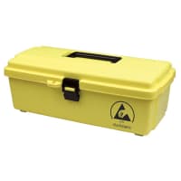 Menda Dissipative Polypropylene ESD-Safe Box, 368 x 191 x 127mm