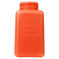 Menda BOTTLE ONLY, DURASTATIC, ORANGE DISSIPATIVE, HDPE, 6OZ