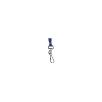 Menda LANYARD, BREAKAWAY FLAT, 3/8IN WIDE, SWIVEL HOOK, BLUE