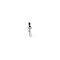 Menda LANYARD, BREAKAWAY FLAT, 3/8IN WIDE, SWIVEL HOOK, BLACK