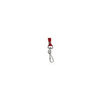 Menda LANYARD, BREAKAWAY FLAT, 3/8IN WIDE, SWIVEL HOOK, RED