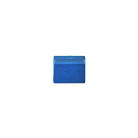 Menda BADGE HOLDER, BLUE, ZIPPER, HORIZ FORMAT, 4-1/4IN x3-5/8IN