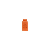 Menda BOTTLE ONLY, ORANGE, DURASTATIC, HDPE, 6 OZ, HAZARD INFO