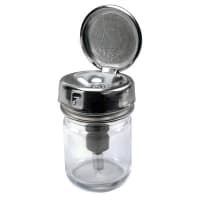 Menda Take-Along, 1 oz Round Glass Bottle With PFA Stem