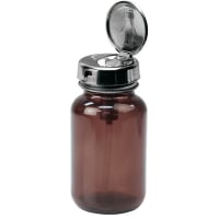 Menda Liquid Dispenser; Take-Along; Impact Resisitant; Amber 4oz.