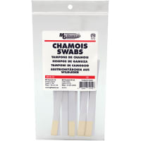 MG Chemicals Swab;Dry;Sgl-Tip;Chamois;Lint-Free;Tip 10mmDia;Hnd-L 3.15";Synthetic;15 Swabs