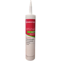 MG Chemicals Chemical, Adhesive, Sealant, Cartridge, Wt 10Oz., Non-Corrosive, Silicone, Time 4hrs.