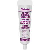 MG Chemicals Super Thermal Grease, Zinc Oxide Free, 2.9 oz (85mL), White, Non-Bleeding, Odorless