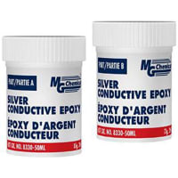 MG Chemicals Silver Conductive Epoxy, Moderate Cure / Extreme Conductivity, 1.69 oz (50mL)