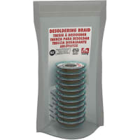 MG Chemicals Desoldering Braid; Superwick; Static Free; No Clean; 1.9MM x .075 in; GN; 10 Pk