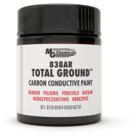 MG Chemicals Total Ground Carbon Conductive Coating, Acrylic Lacquer, 0.4 oz(12mL), Jar, SL: 3yrs