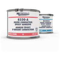 MG Chemicals Silver Conductive Epoxy, Moderate Cure / Extreme Conductivity, 6.8 Oz. (200 mL)