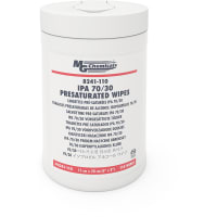 MG Chemicals IPA 70/30 PRESATURATED STENCIL WIPES