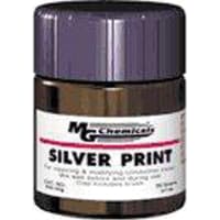 MG Chemicals Silver Print, 8.8oz(250g), Resistivity: 0.2 Ohm•, mil, Liquid Bulk, Quick Drying