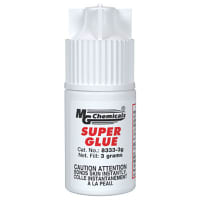 MG Chemicals Super Cyanoacrylate Adhesive Liquid, 0.1 oz (3mL), Medium Viscosity, Clear, Bottle