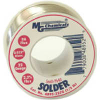 MG Chemicals SOLDER, 23 AWG, 0.025 DIA, SN60/PB40, 1 LBS