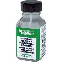 MG Chemicals Conformal Coating, Silicone, W/ UV Indicator, UL Recognized, 1.9 Oz. (56 mL), Liquid