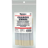 MG Chemicals Swab, Dry, Dbl-Tip, Chamois, Lint-Free, Tip 10mmDia, Hnd-L 3.15", Synthetic, 50 Swabs