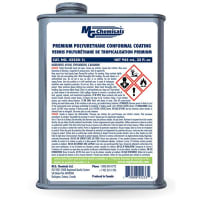 MG Chemicals Premium Polyurethane Conformal Coating, 0.3 gal (1L), UV Indicator, UL 94V-0