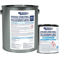 MG Chemicals Epoxy;Optically Clear;Encapsulating & Potting Compound;4:1 Ratio;Liquid;4.5 L.