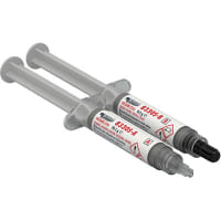 MG Chemicals Silver Conductive Epoxy, 4 Hour Pot Life, Ext. Conductivity Syringe, 0.2 Oz. (6 mL)