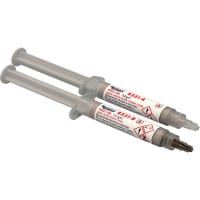 MG Chemicals Silver Conductive Epoxy, 10 Min Pot Life, High Conductivity Syringe, 0.2 Oz. (6 mL)