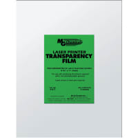 MG Chemicals Transparency Film Sheets; for laser printers; 8-1/2 x 11 inch; pk/5