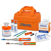 MicroCare Fiber Optic Cleaning Kit, Standard, Orange Bag w/8 Products (2300+ Cleanings)