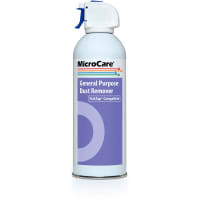 MicroCare General Purpose Dust Remover, 14oz Aerosol, StatZap Comp., .86lb can, 12 cans/B