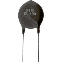 Amphenol Advanced Sensors Thermistor, ICL, NTC, Res 25 Ohms, Tol 25%, Radial, Disc, Cur-Rtg 2.4 A, Dia-Max 0.55 In