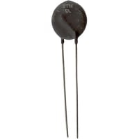 Amphenol Advanced Sensors Thermistor, ICL, NTC, Res 10 Ohms, Tol 25%, Radial, Disc, Cur-Rtg 3.2 A, Dia-Max 0.4 In