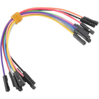 MikroElektronika Wire Jumpers Female to Female (15 cm length, 10pcs)