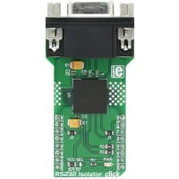 MikroElektronika RS232 Isolator Click, Fully Isolated Dual Transceiver Click, GPIO, UART, 3.3V or 5V