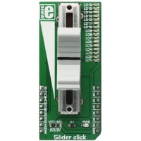 MikroElektronika Slider Click, LED Segment, Potentiometer, GPIO, SPI, 3.3 or 5V, MCP3551 & MAX6969