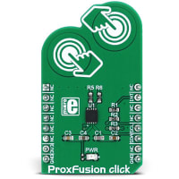 MikroElektronika ProXFusion Click, Capacitive, Hall Effect, GPIO, I2C, 3.3V, IQS624, 23g