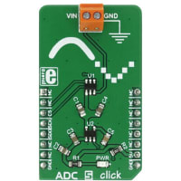 MikroElektronika ADC 5 Click, 5V, SPI, ADC121S021, Digitally convert input voltage signals up to 3.3V