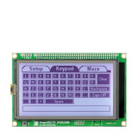 MikroElektronika Development Boards & Kits, PIC / DSPIC SMARTGLCD 240x128 GLCD BOARD