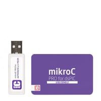 MikroElektronika mikroC PRO for dsPIC compiler with USB Dongle Licence