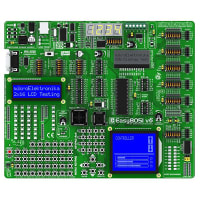 MikroElektronika Development Boards & Kits, 8051 EASY8051 V6 LCD 2X16 DEVELOPMENT SYSTEM