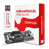 MikroElektronika mikroPascal PRO for PIC compiler with USB Dongle Licence