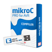 MikroElektronika mikroC PRO for AVR compiler with USB Dongle Licence