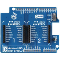 MikroElektronika OEM Boards, Daughter Cards, Click shield for Arduino UNO