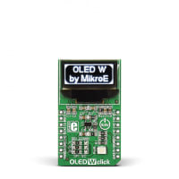 MikroElektronika OLED W Click Board - 96x39px white monochrm passive matrix OLED display