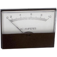 Modutec (Jewell Instruments) Panel Meter, Ammeter, Electrical/Elec, Analog, Range 0-10AAC