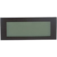 Modutec (Jewell Instruments) Panel Meter, Volt, LCD, Range 0-200mVDC, Cut-Out 2.293x0.875", 3-1/2 Dig, 0.5" DigH