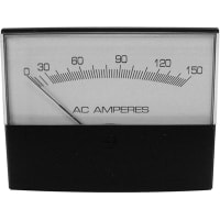 Modutec (Jewell Instruments) PANEL METER, ANALOG, 2 1/2, ACA TRANSFORMER RATED, 5ACA / 150ACA