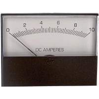 Modutec (Jewell Instruments) Panel Meter, Ammeter, Electrical/Elec, Analog, Range 0-10ADC, Accy 2%