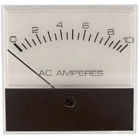 Modutec (Jewell Instruments) Panel Meter, Ammeter, Electrical/Elec, Analog, Range 0-10AAC, Accy 5%