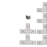 ABB Jokab Safety Bracket Kit for S Corner Door, (4) L & (2) T Brackets and (1) Angle Brackets